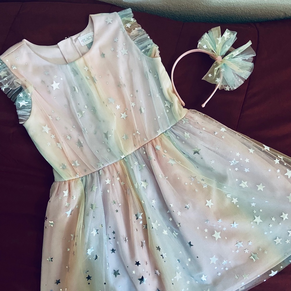 Girl Easter Dress and headpiece
